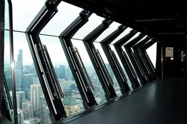 Le plan incliné du TILT. Chicago est à vos pieds.