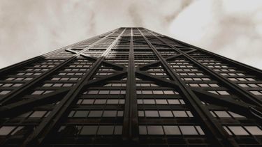 Les croisillons de la Hancock Tower.
